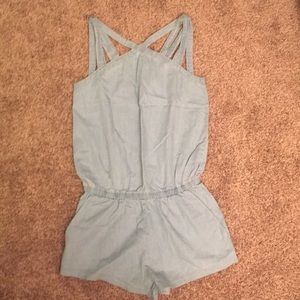 Blue romper